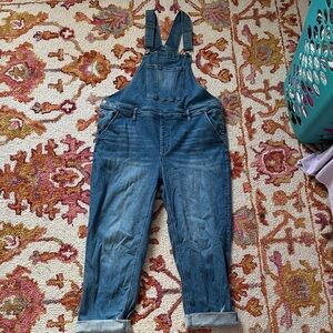 Ava & Viv Blue Women Jeans Overalls